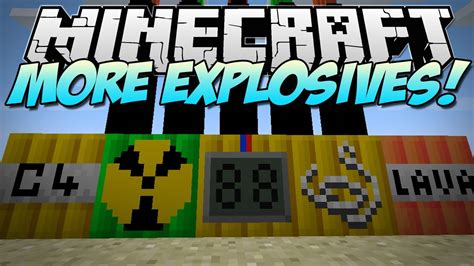 Minecraft More Explosions Nuclear Bombs Mod Showcase 151