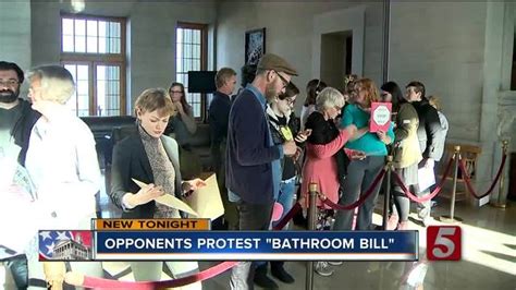 Protest Held Over Reintroduced Bathroom Bill