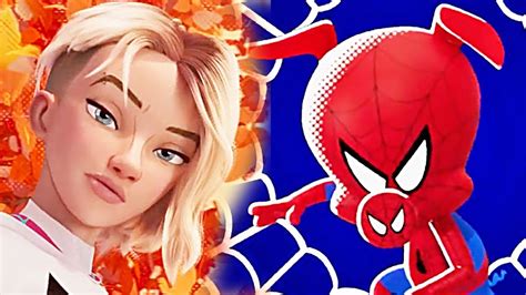Meet Spider Ham And Gwen Spider Man Into The Spider Verse Official First Look Clips 2018