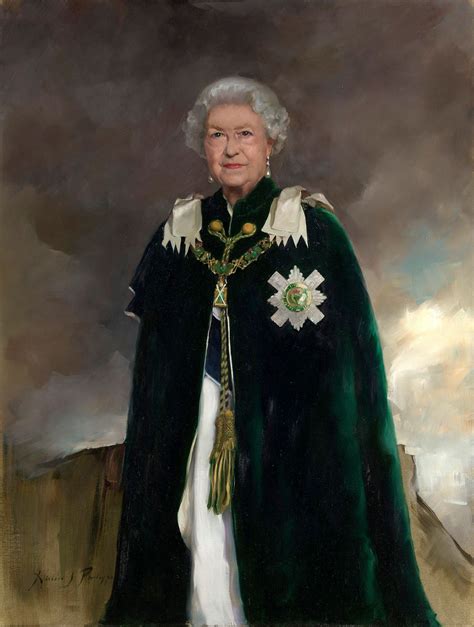 The Queen Of England Strikes A Regal Pose In New Portrait Queen