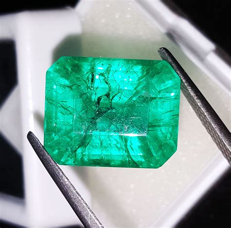 Loose Gemstone Natural Emerald 1252 Ct Ring Size Certified Etsy