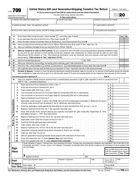 Sample Completed Irs Form 709 Fill Online Printable Fillable Blank