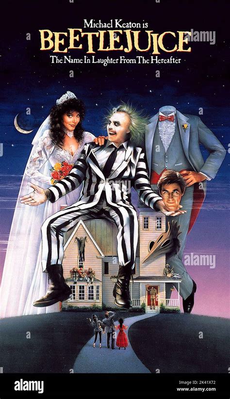 Beetlejuice 1988 Beetlejuice Movie Poster Stock Photo Alamy