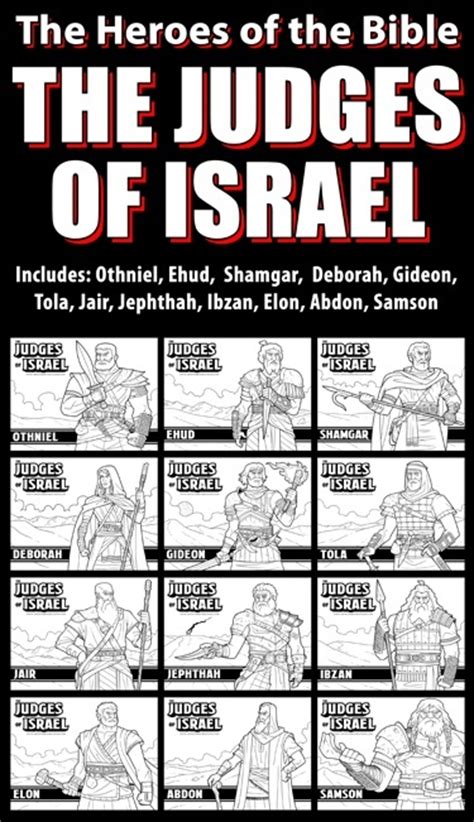 Five minutes after the service begins, split kids into groups and begin their activity. The Judges of Israel Bundle | ArtistXero - Sellfy.com