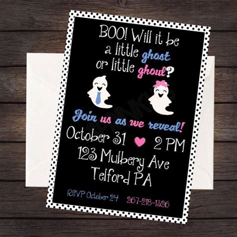 For any baby shower invitation to be completely free to send, you need to first filter on free and choose one of our free baby shower templates. Halloween Gender Reveal Halloween Gender by ...
