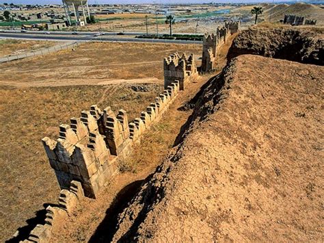 Nineveh Walls Near Present Day Mosul Iraq Ancient History