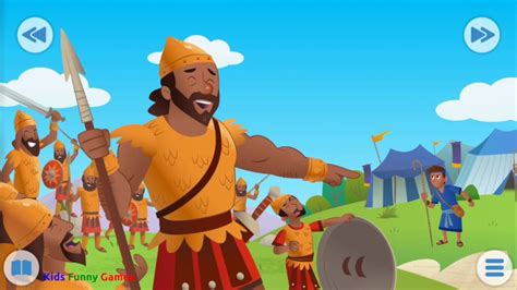 Bible For Kids David And Goliath Funny Games Youtube