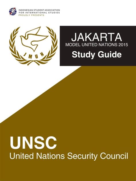 Jakarta Mun 2015 Un Security Council Study Guide