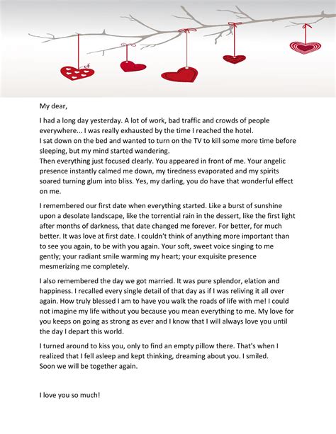 The Most Beautiful Love Letter For Your Needs Letter Template Collection
