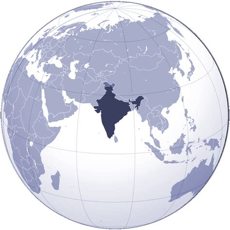 Where Is India Located •