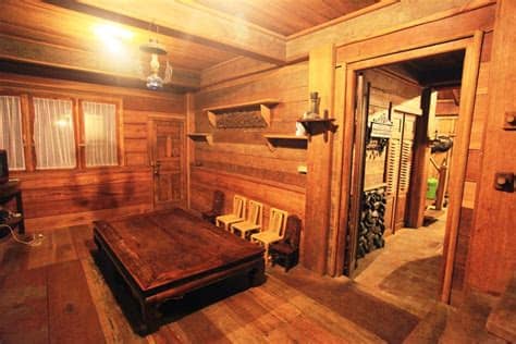 Gambar ruang rumah 3 dimensi bagian tata ruang. Kayu Mindi, Kayu Padat tapi Ringan untuk Rumah Unik
