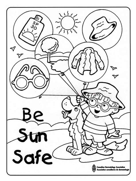 Safety Coloring Pages For Preschoolers Coloring Pages