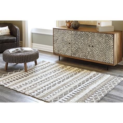 Signature Design By Ashley Contemporary Area Rugs R404441 Karalee Ivory