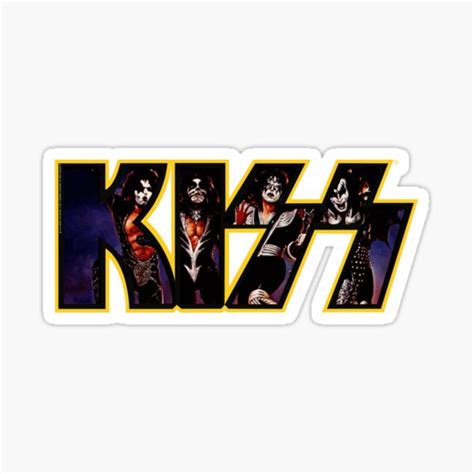 Kiss Band Sticker For Sale By Aibrekayasa Redbubble