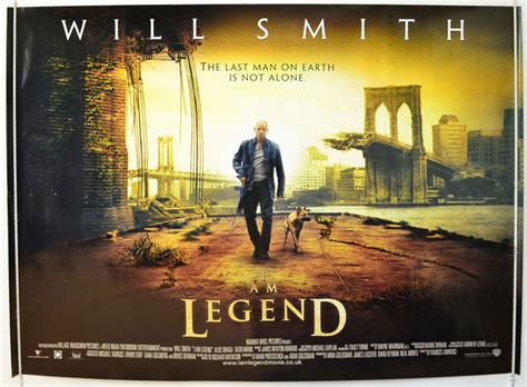 I Am Legend Original Cinema Movie Poster From British