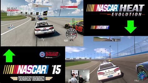 Upgraded to victory edition for all players in october 2015. NASCAR HEAT EVOLUTION VS NASCAR '15 VICTORY EDITION AUTO ...