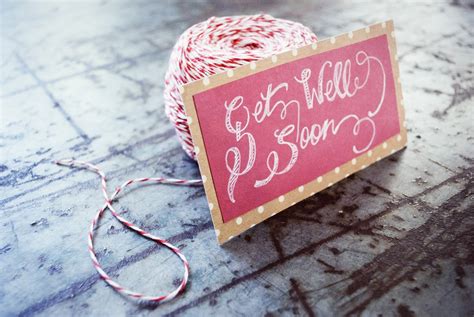 Gift ideas get well soon. mystics + mint: homemade gift idea :: get well soon