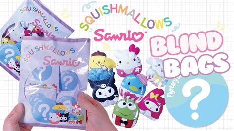 Diy Sanrio Squishmallows Mystery Blind Bags Youtube