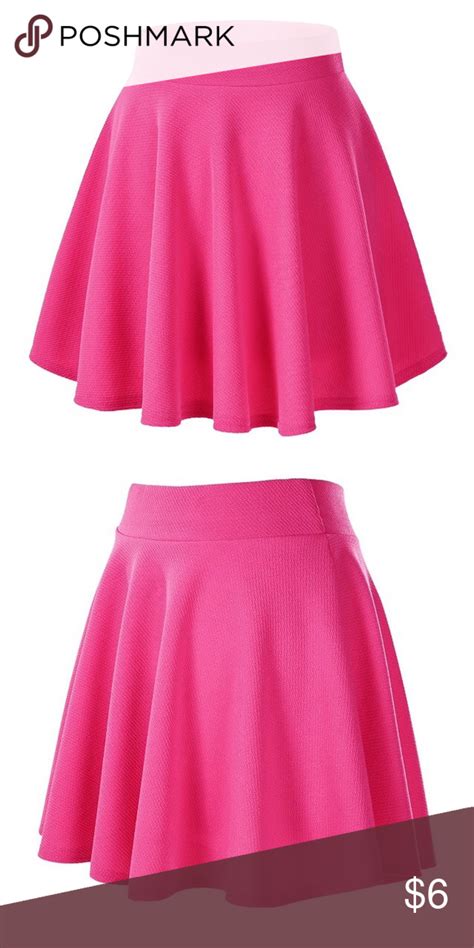 Skater Hot Pink New With Tag Flare Skirt Large Flare Skirt Skirts Hot Pink