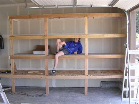 Diy Garage Shelves For Your Inspiration Just Craft And Diy Projects
