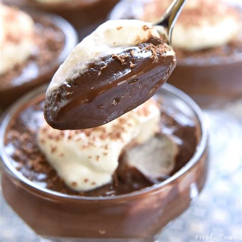 The Best Homemade Chocolate Pudding Fivehearthome