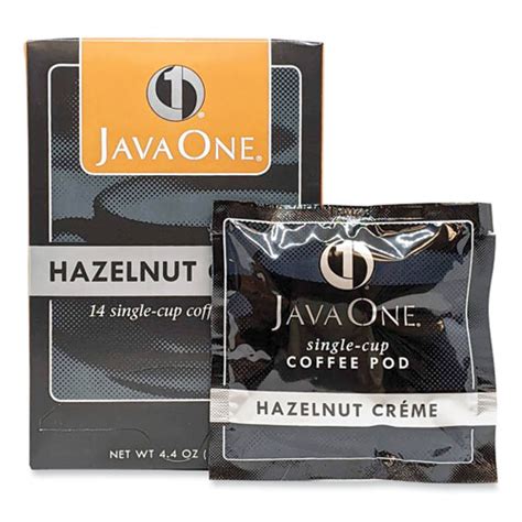 Java One Coffee Pods Hazelnut Creme Single Cup 14 Box Sanico