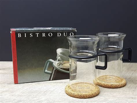 Bodum Bistro Glass Coffee Mugs Tall Bodum Bistro Duo Coffeeglasses