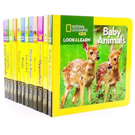👉 Sg Ready Stock 12 Board Books National Geographic Kids Look