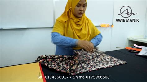 Cara membuat pola baju dan menjahit blus menggunakan mesin jahit. Cara Jahit Jubah Dress / Teknik Membuat Pola Jubah Youtube ...