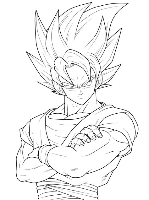 Maybe you would like to learn more about one of these? Super Saiyan Goku Ultra Instinct Dragon Ball Z Coloring Pages - Coloring and Drawing