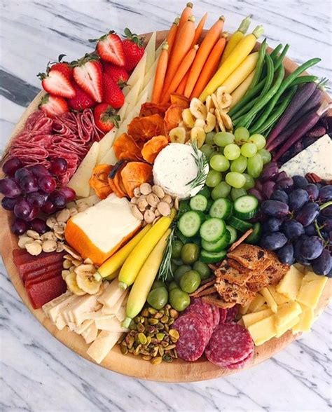 Beautiful Vegetable And Cheese Tray Food Platters Party