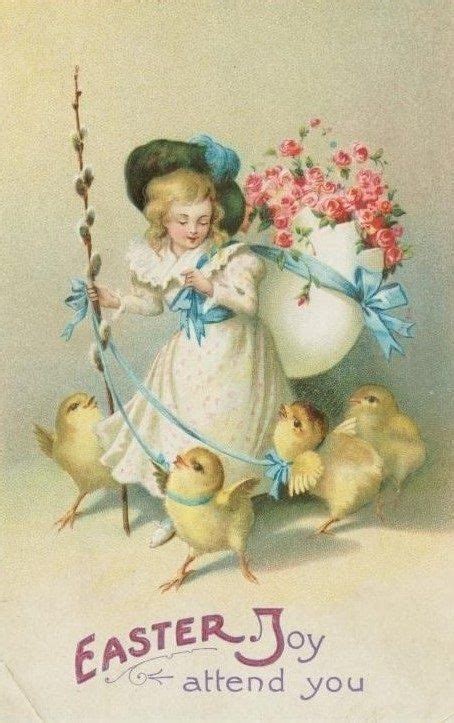 Pin By Alie Beijert On Easter Wishes Vintage Easter Postcards