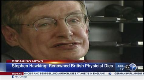 professor stephen hawking dead at 76 abc7 chicago