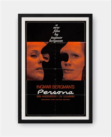Persona 1966 Movie Poster The Curious Desk
