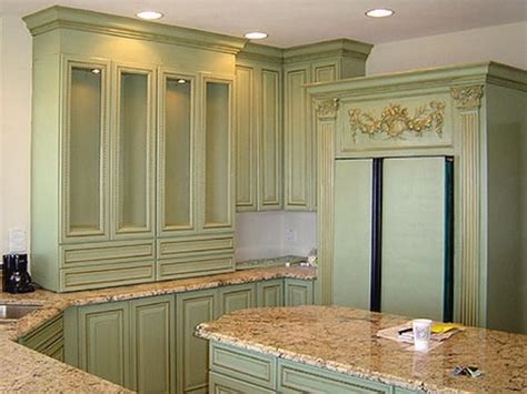 In looking at the 4 glazing types, they offer different benefits as you apply them but the end result will be. Kitchen cabinets with antiquing glaze in classic kitchen ...