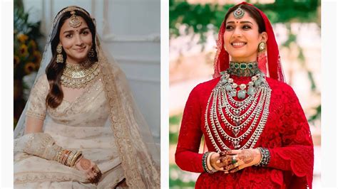 From Alia Bhatt To Nayanthara Celebs With Glam Wedding Makeup Looks Of