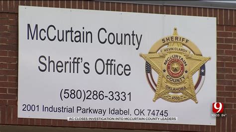 No Criminal Evidence Found In Mccurtain County Sheriff Investigation Ag Drummond Says