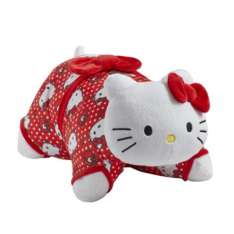 Pillow Pets Sanrio Red Polka Dot Hello Kitty 16 Stuffed Animal Plush