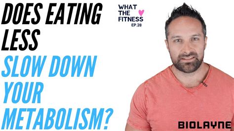 Metabolism is the process by which your body converts what you eat and drink into energy. Does Eating Less Slow Down Your Metabolism? What The ...