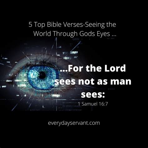 5 Top Bible Verses Seeing The World Through Gods Eyes Everyday Servant