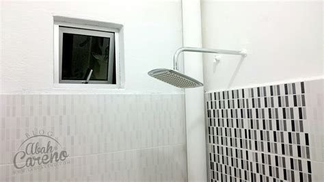 Cara pasang ceramic lantai bilik air cepat ,kuat,lurus,rata dan hemat semen. Kos ubahsuai bilik air rumah - Blog Abah Careno