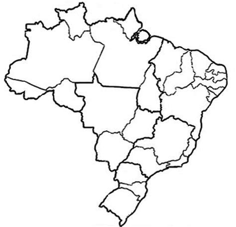 Para Colorir Mapa Do Brasil Desenhos Para Colorir