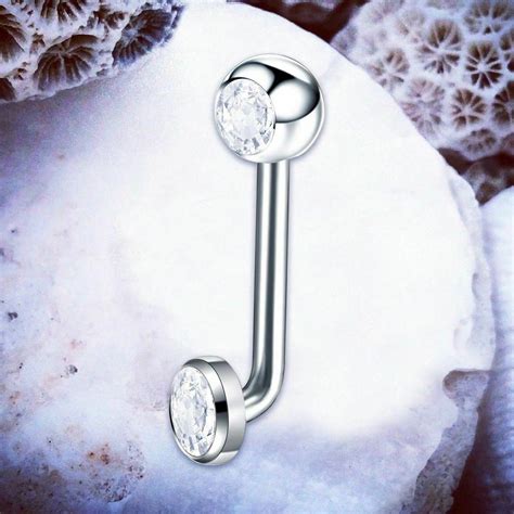 Simply Chic Titanium Vch Jewellery Silver Clit Piercing Vagina Bar