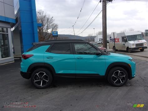 2021 Chevrolet Trailblazer Rs Awd In Oasis Blue For Sale Photo 4
