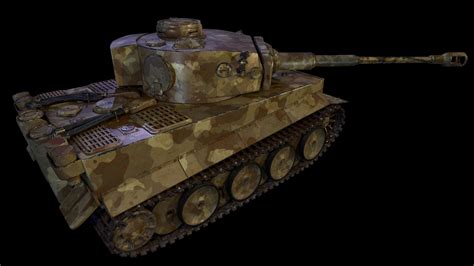 Tiger 1 Tank 3d Model Turbosquid 1377793