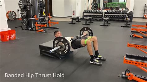 Quickcoach Demo Banded Hip Thrust Hold Youtube