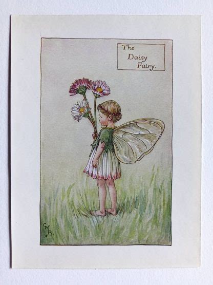 Daisy Flower Fairy Print Flower Fairy Prints