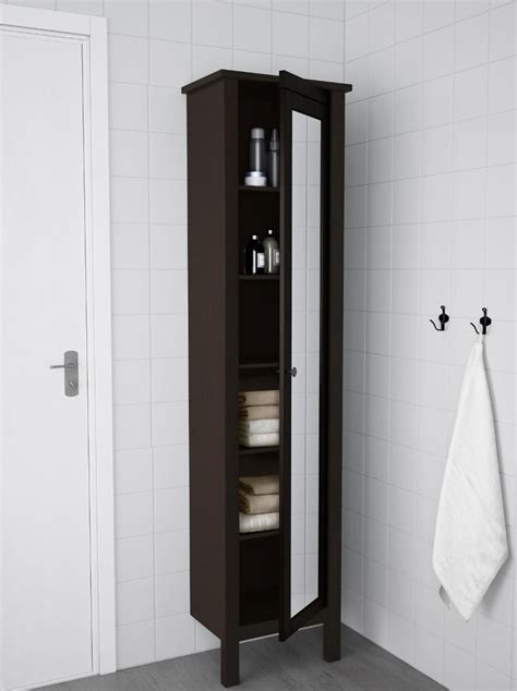 Hemnes High Cabinet With Mirror Door Best Ikea Furniture For Small