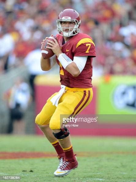 Matt Barkley Of The Usc Trojans Sets To Pass During The Game Against News Photo Getty Images