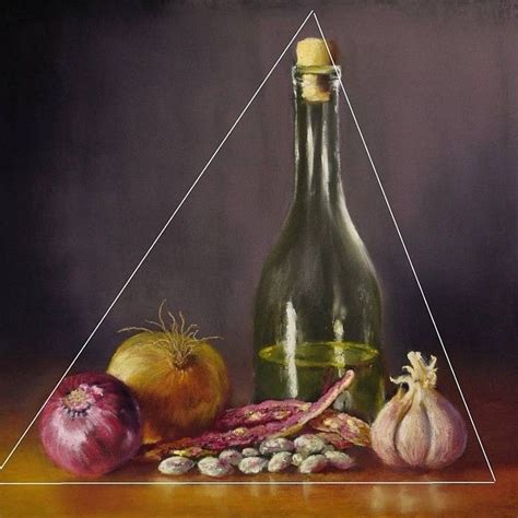 We Looked At The Concept Of The Triangle In My Still Life Workshop